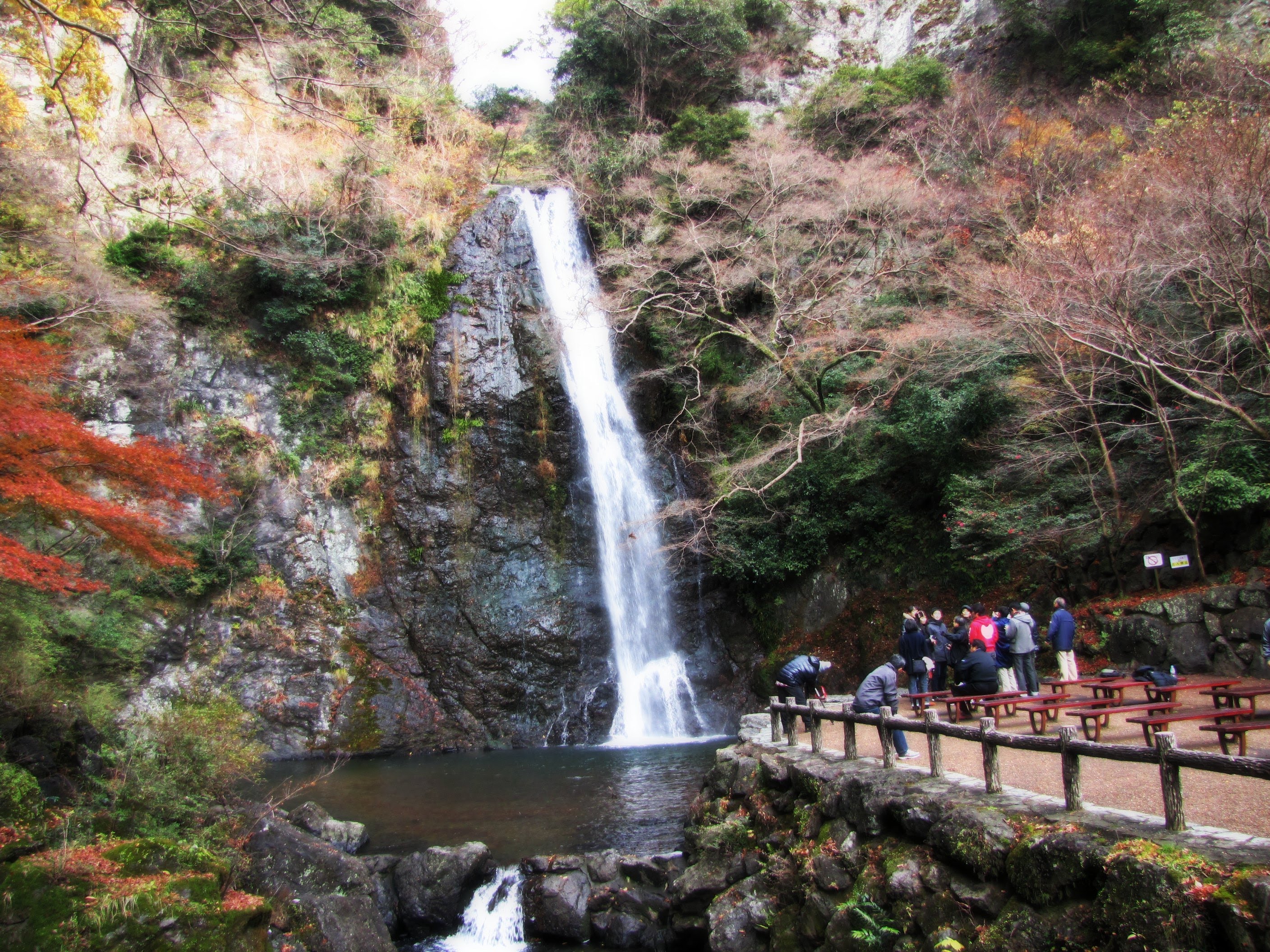 Minoh Park водопад