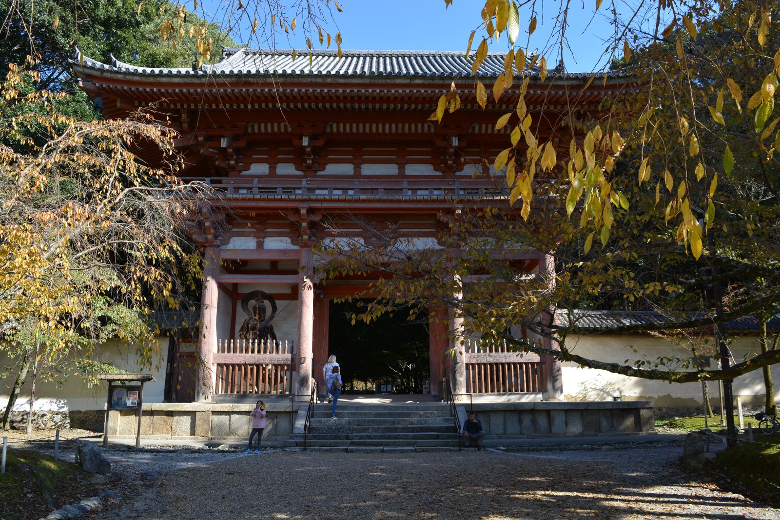 Ворота в лесную часть храма