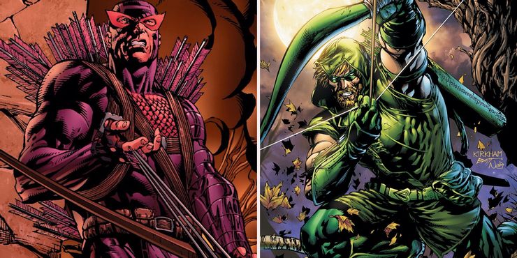Соколиный Глаз (Hawkeye) и Зеленая Стрела (Green Arrow)